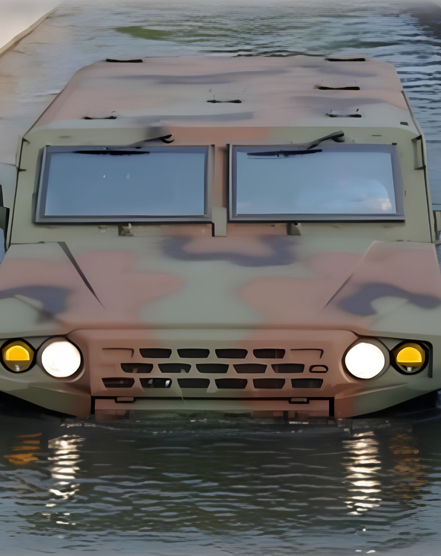 KLTV181 during a fording trial